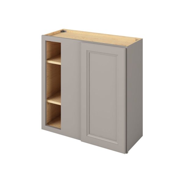 Monaco - 30" x 30"  Universal Blind Wall Cabinet, 1 Door, 2 Shelves in Grey 3330U-MGR-WBC30