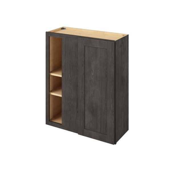 Cooper - 30" x 36"  Universal Blind Wall Cabinet, 1 Door, 2 Shelves in Slate 3336U-CSL-WBC30