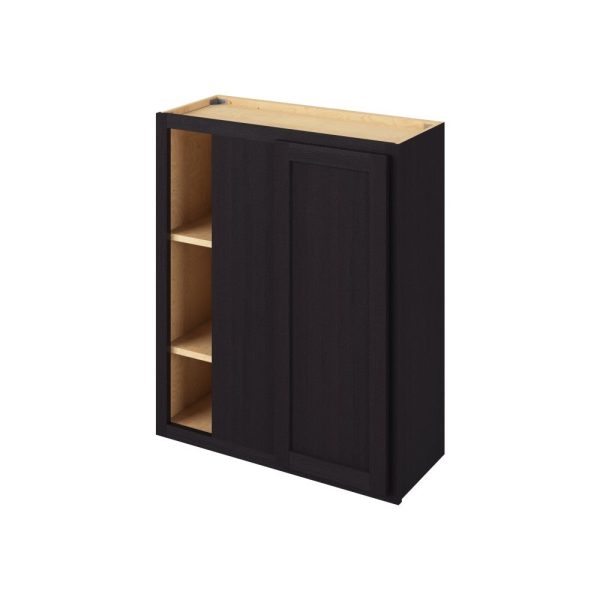 Hudson - 30" x 36"  Universal Blind Wall Cabinet, 1 Door, 2 Shelves in Espresso 3336U-HES-WBC30