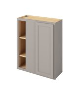 Hudson - 30" x 36"  Universal Blind Wall Cabinet, 1 Door, 2 Shelves in Grey 3336U-HGR-WBC30