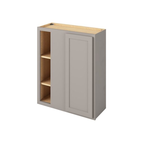 Hudson - 30" x 36"  Universal Blind Wall Cabinet, 1 Door, 2 Shelves in Grey 3336U-HGR-WBC30