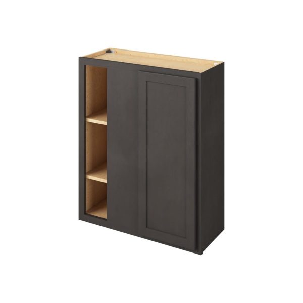 Hudson - 30" x 36"  Universal Blind Wall Cabinet, 1 Door, 2 Shelves in Slate 3336U-HSL-WBC30