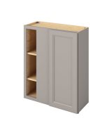 Monaco - 30" x 36"  Universal Blind Wall Cabinet, 1 Door, 2 Shelves in Grey 3336U-MGR-WBC30