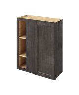 Monaco - 30" x 36"  Universal Blind Wall Cabinet, 1 Door, 2 Shelves in Slate 3336U-MSL-WBC30