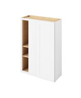 Cooper - 30" x 42"  Universal Blind Wall Cabinet, 1 Door, 3 Shelves in White 3342U-CWH-WBC30