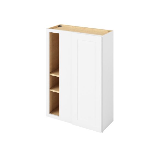 Cooper - 30" x 42"  Universal Blind Wall Cabinet, 1 Door, 3 Shelves in White 3342U-CWH-WBC30