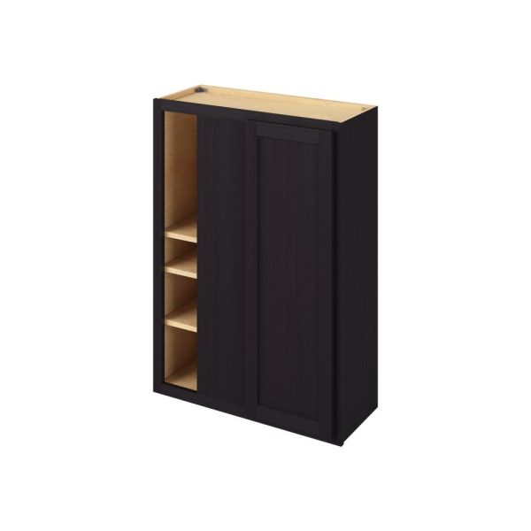 Hudson - 30" x 42"  Universal Blind Wall Cabinet, 1 Door, 3 Shelves in Espresso 3342U-HES-WBC30