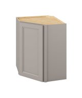 Monaco - 24" x 30" Wall Diagonal Cabinet, 1 Door, 2 Shelves in Grey MGR-WDC2430