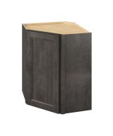 Monaco - 24" x 30" Wall Diagonal Cabinet, 1 Door, 2 Shelves in Slate MSL-WDC2430