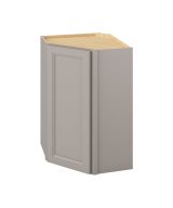 Monaco - 24" x 36" Wall Diagonal Cabinet, 1 Door, 2 Shelves in Grey MGR-WDC2436