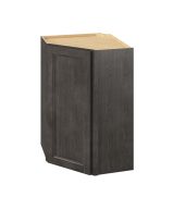 Monaco - 24" x 36" Wall Diagonal Cabinet, 1 Door, 2 Shelves in Slate MSL-WDC2436