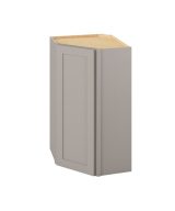 Cooper - 24" x 42" Wall Diagonal Cabinet, 1 Door, 3 Shelves in Grey CGR-WDC2442