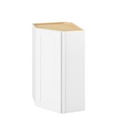 Cooper - 24" x 42" Wall Diagonal Cabinet, 1 Door, 3 Shelves in White CWH-WDC2442