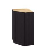 Monaco - 24" x 42" Wall Diagonal Cabinet, 1 Door, 3 Shelves in Espresso MES-WDC2442