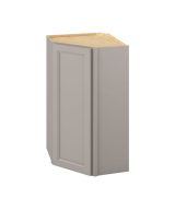 Monaco - 24" x 42" Wall Diagonal Cabinet, 1 Door, 3 Shelves in Grey MGR-WDC2442