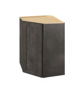 Cooper - 27" x 36" x 15" Wall Diagonal Cabinet, 1 Door, 2 Shelves in Slate CSL-WDC273615