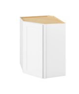 Cooper - 27" x 36" x 15" Wall Diagonal Cabinet, 1 Door, 2 Shelves in White CWH-WDC273615