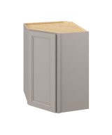 Monaco - 27" x 36" x 15" Wall Diagonal Cabinet, 1 Door, 2 Shelves in Grey MGR-WDC273615