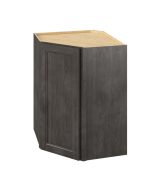 Monaco - 27" x 36" x 15" Wall Diagonal Cabinet, 1 Door, 2 Shelves in Slate MSL-WDC273615