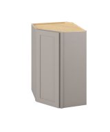 Cooper - 27" x 42" x 15" Wall Diagonal Cabinet, 1 Door, 3 Shelves in Grey CGR-WDC274215