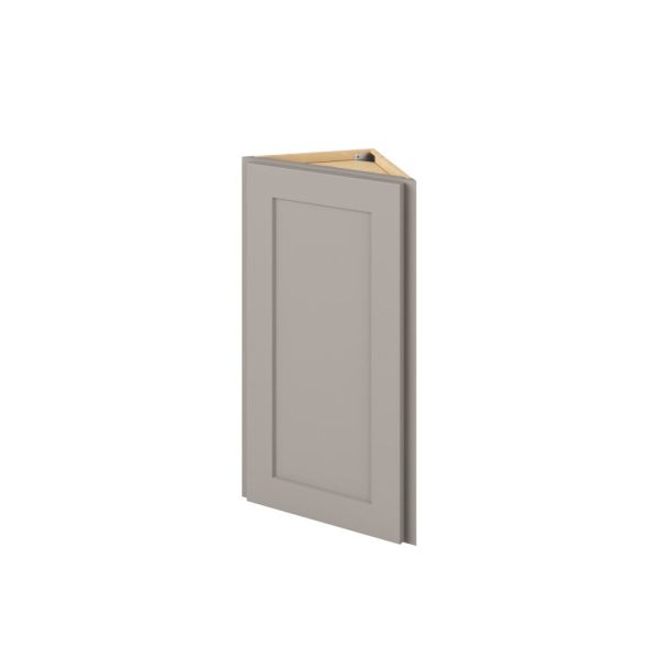 Cooper - 12" x 30" Wall End Cabinet, 1 Door, 2 Shelves in Grey CGR-WEC1230