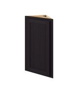 Hudson - 12" x 30" Wall End Cabinet, 1 Door, 2 Shelves in Espresso HES-WEC1230