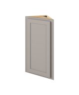 Hudson - 12" x 30" Wall End Cabinet, 1 Door, 2 Shelves in Grey HGR-WEC1230