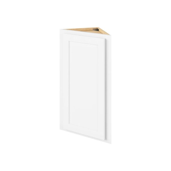 Hudson - 12" x 30" Wall End Cabinet, 1 Door, 2 Shelves in White HWH-WEC1230