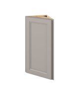 Monaco - 12" x 30" Wall End Cabinet, 1 Door, 2 Shelves in Grey MGR-WEC1230