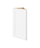 Monaco - 12" x 30" Wall End Cabinet, 1 Door, 2 Shelves in White MWH-WEC1230