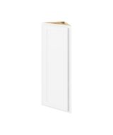 Hudson - 12" x 42" Wall End Cabinet, 1 Door, 3 Shelves in White HWH-WEC1242