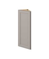 Monaco - 12" x 42" Wall End Cabinet, 1 Door, 3 Shelves in Grey MGR-WEC1242