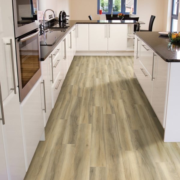 Rum River Flooring Magnitude - Tassie Pecan 20 mil 7 in x 48 in